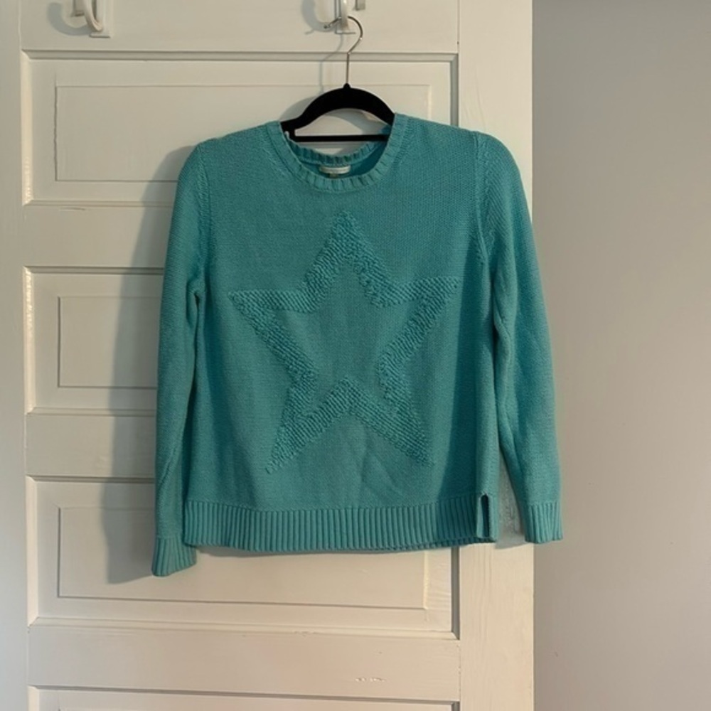 Lisa Todd Cropped Star Sweater